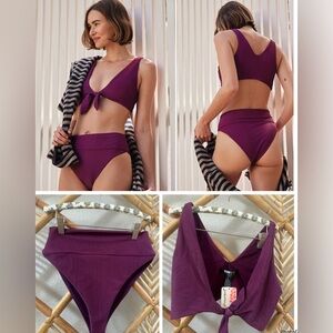 Beach riot ribbed Bikini Set